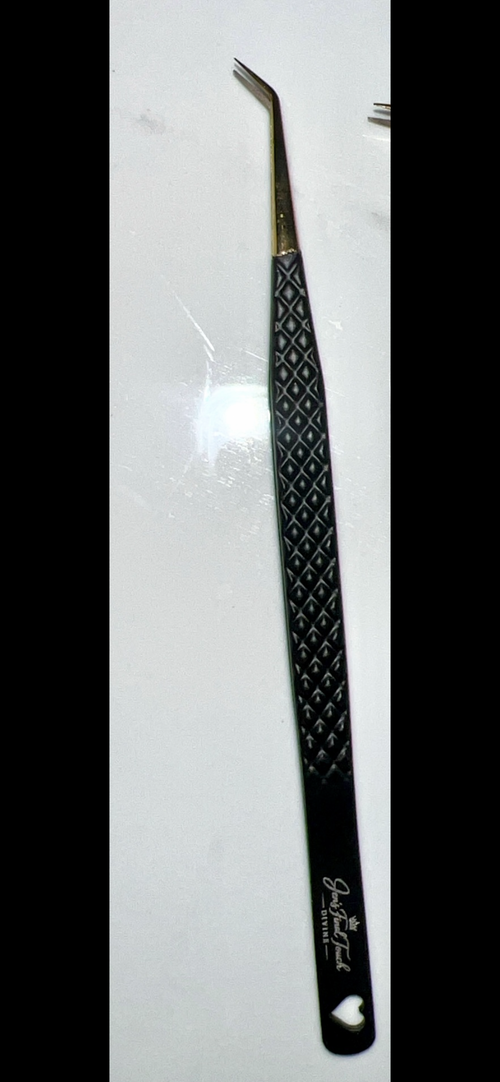 Golden Fiber Grip Isolation Tweezer